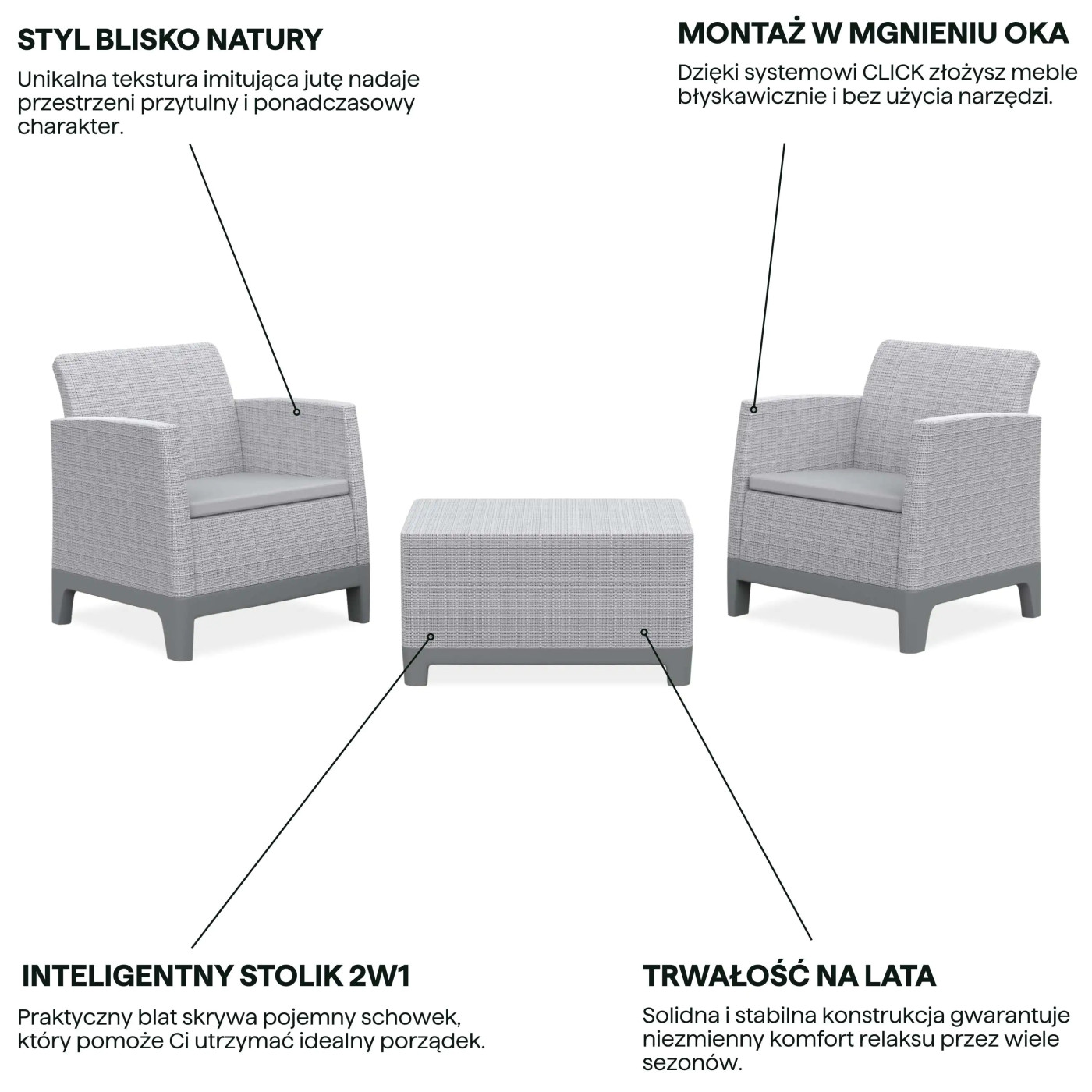 SCANDI FORMA BALC ASH GREY-STORM GREY/L.GREY