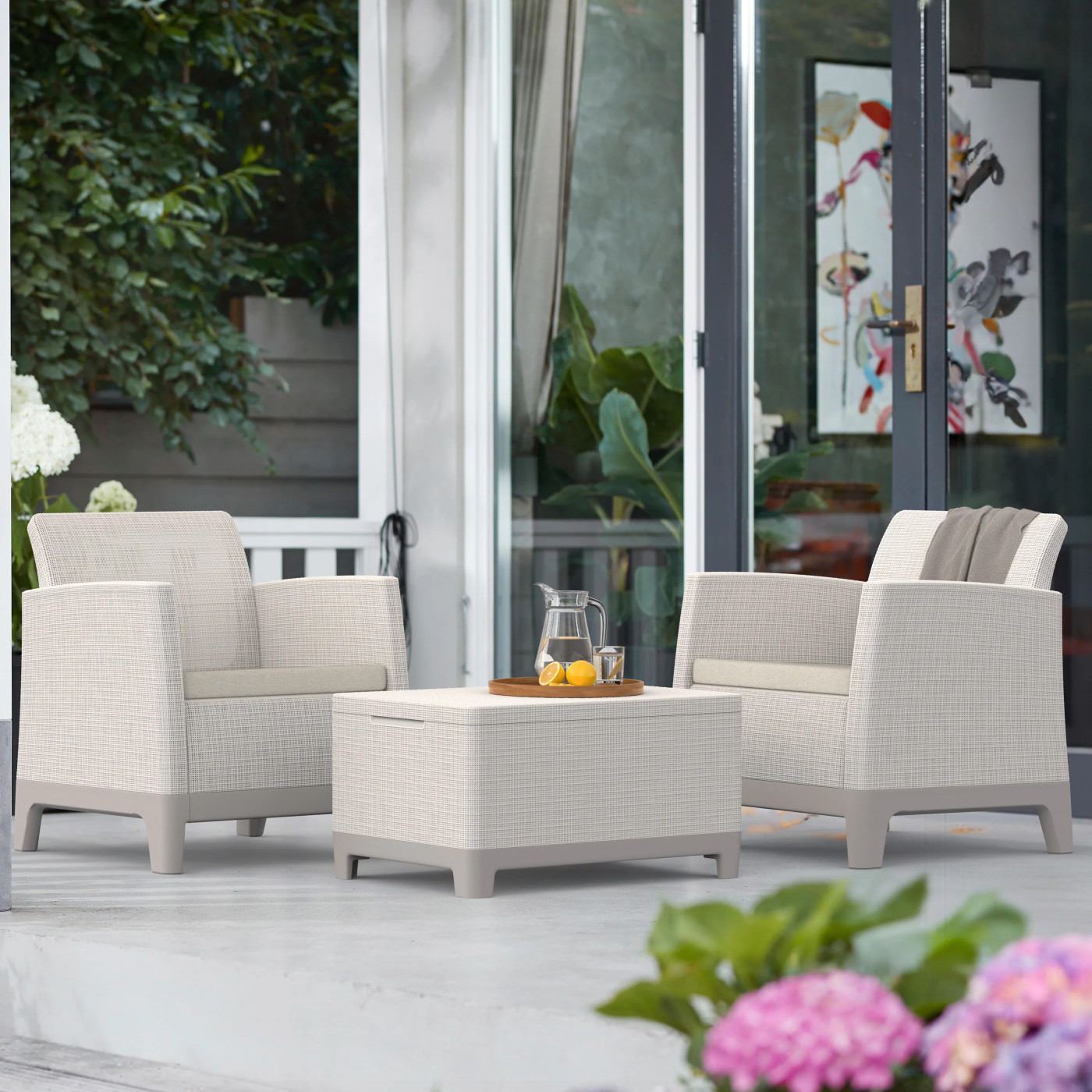 SCANDI FORMA BALC PEBBLE GREY-SOFT BEIGE/OAT