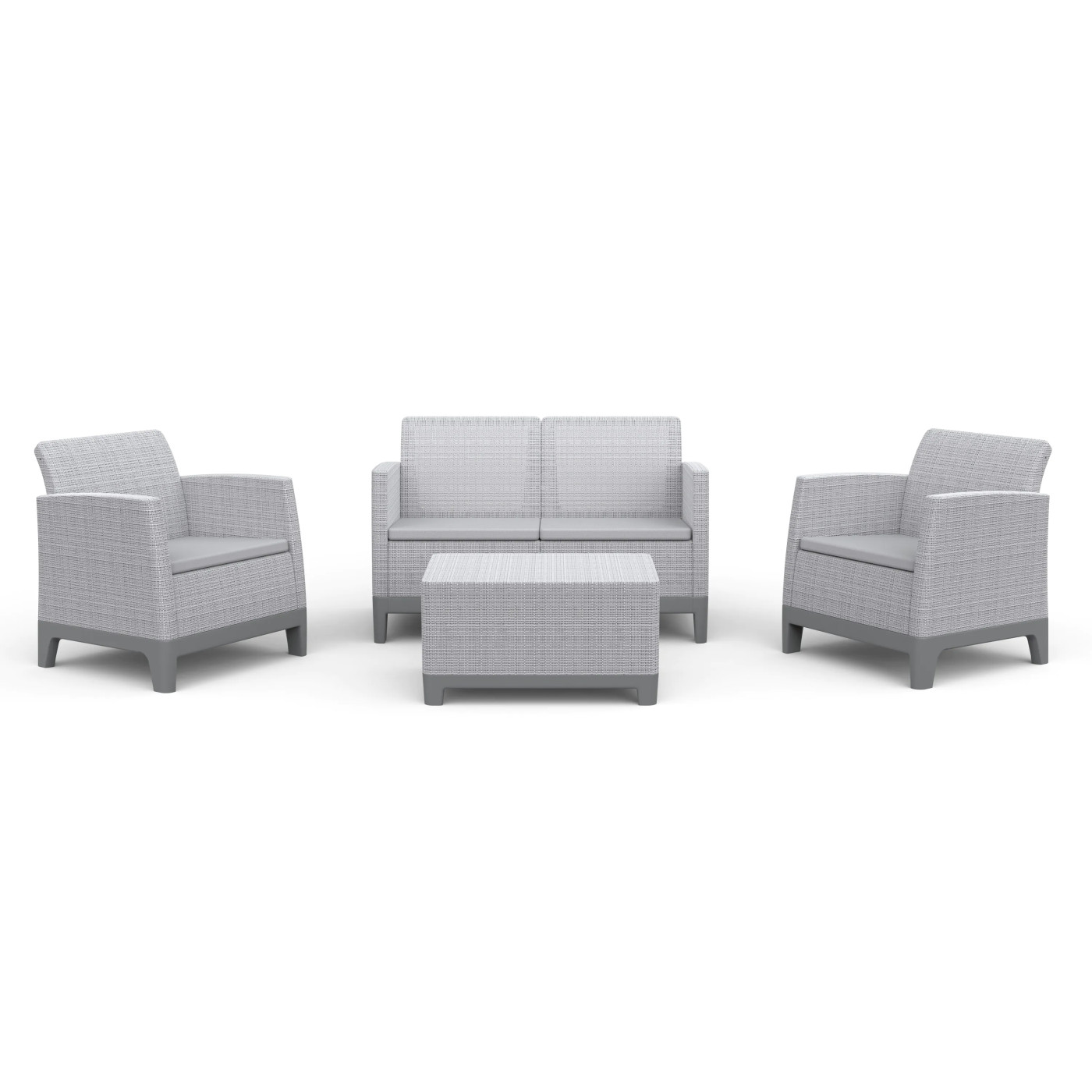 SCANDI FORMA SET 2 ASH GREY-STORM GREY/L.GREY