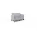 SCANDI FORMA SOFA 2 ASH GREY-SOFT BEIGE/L.GREY