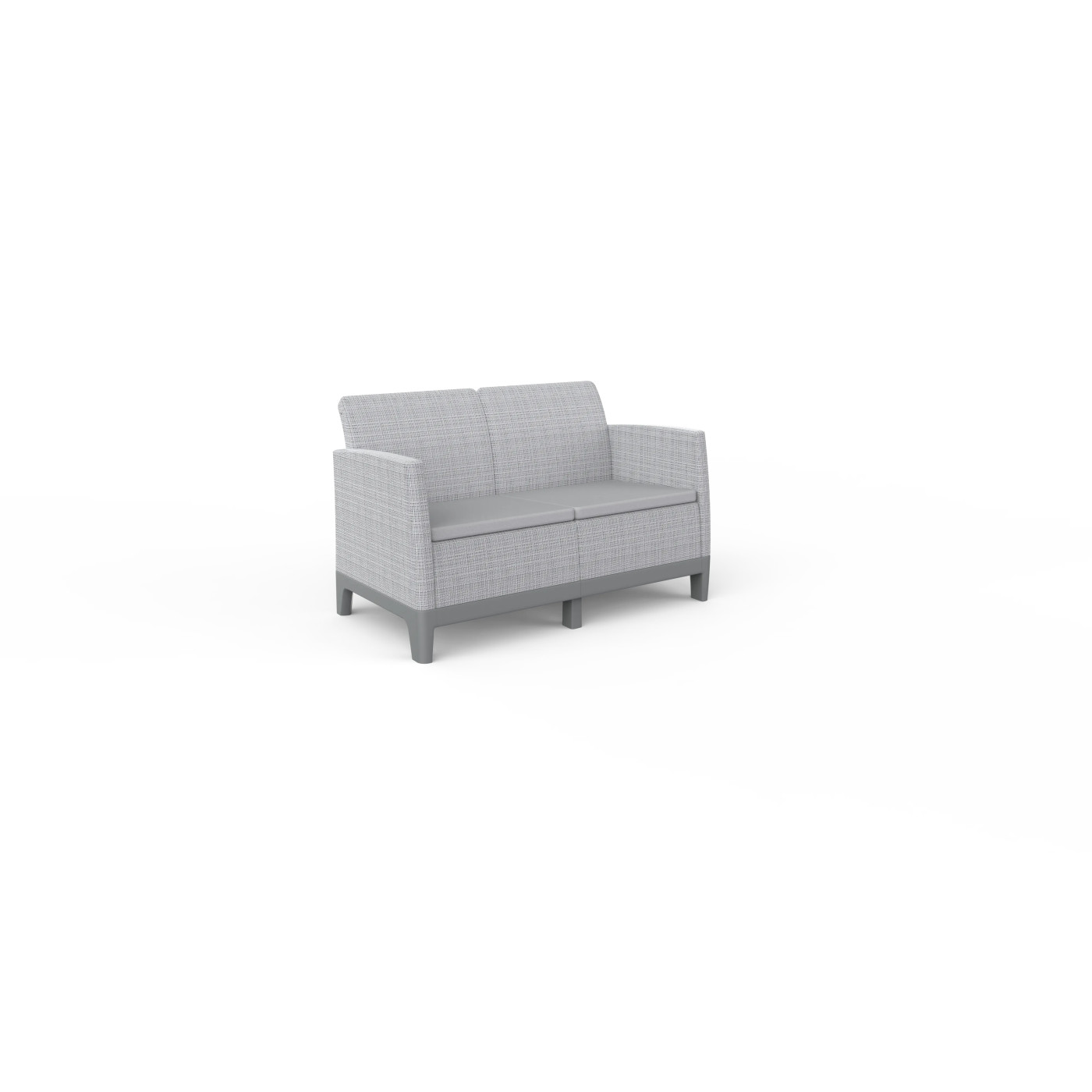 SCANDI FORMA SOFA 2 ASH GREY-SOFT BEIGE/L.GREY