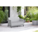 SCANDI FORMA SOFA 2 ASH GREY-SOFT BEIGE/L.GREY