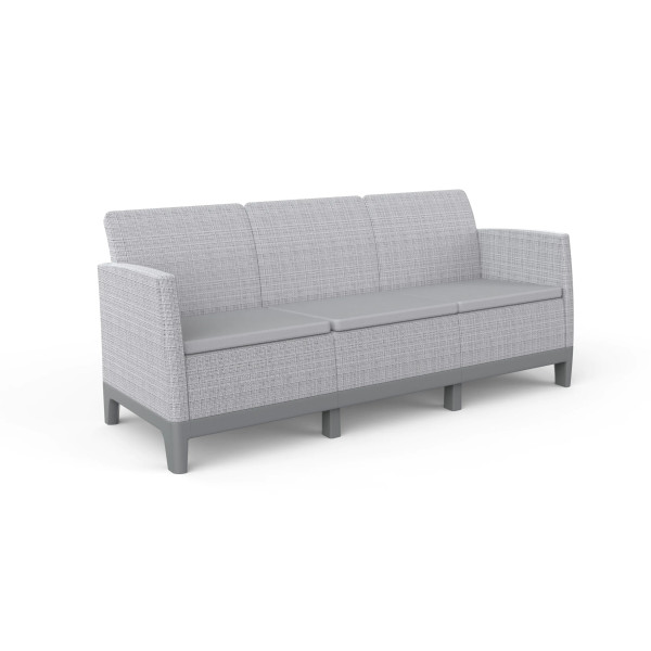 SCANDI FORMA SOFA 3 ASH GREY-SOFT BEIGE/L.GREY