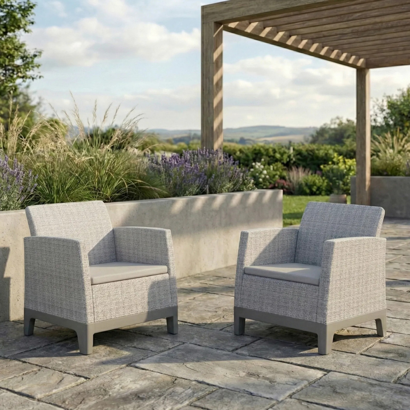 SCANDI FORMA DUO ASH GREY-SOFT BEIGE/L.GREY