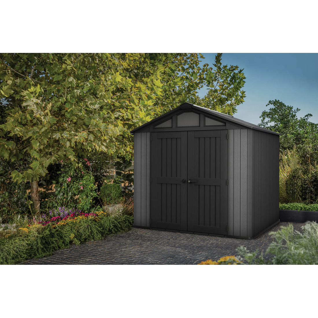 STRONGHOLD SHED 8x8 DOMEK GREY
