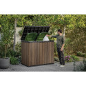 DECO SIO DARWIN 1100L STORAGE BASKET 2x240L WALNUT