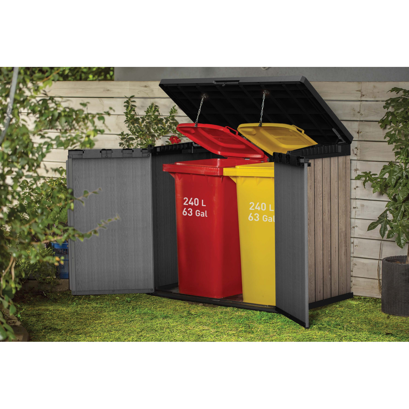 DECO SIO DARWIN 1100L SCHOWEK KOSZ 2x240L ASHWOOD