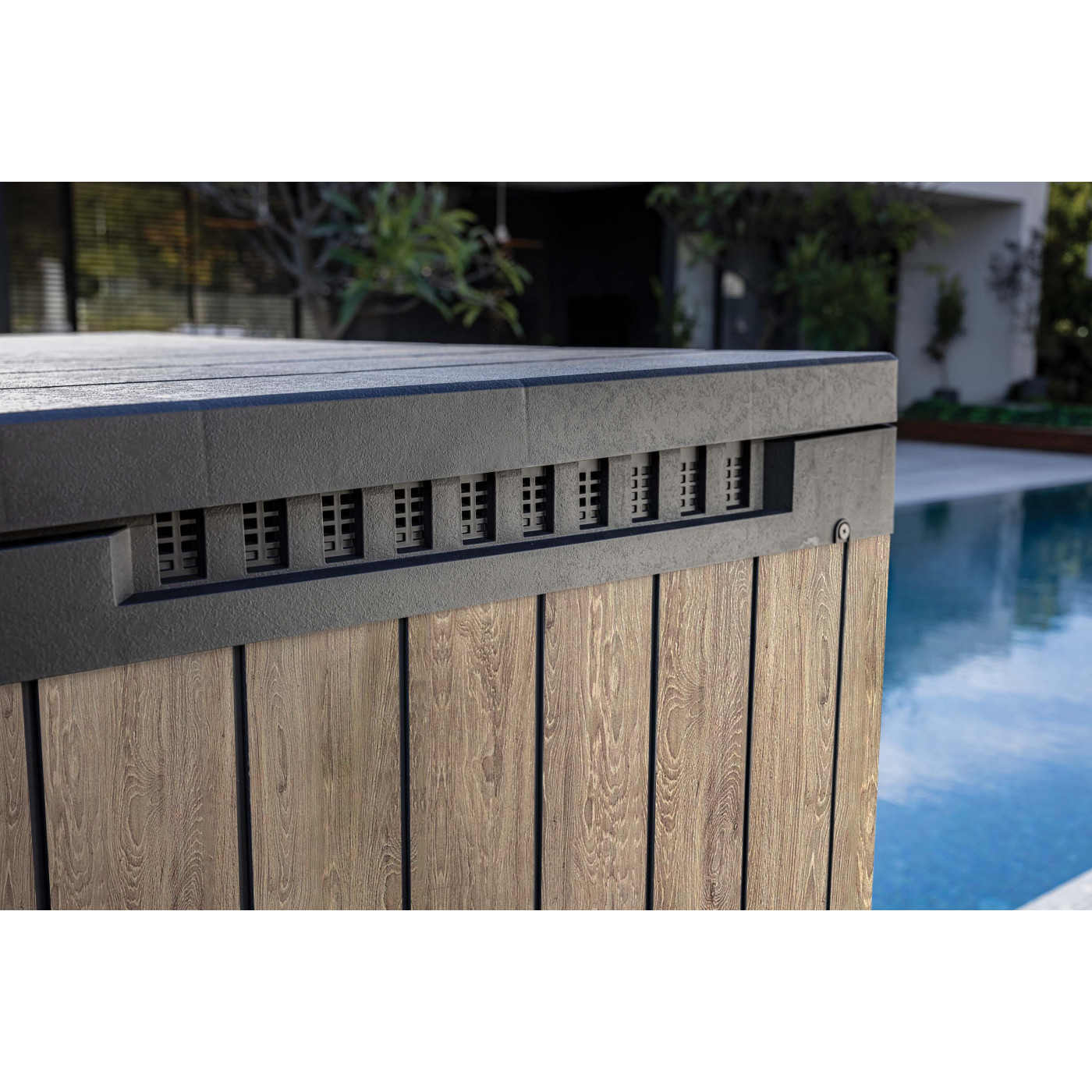 DECO SIO DARWIN 1100L STORAGE BASKET 2x240L ASHWOOD