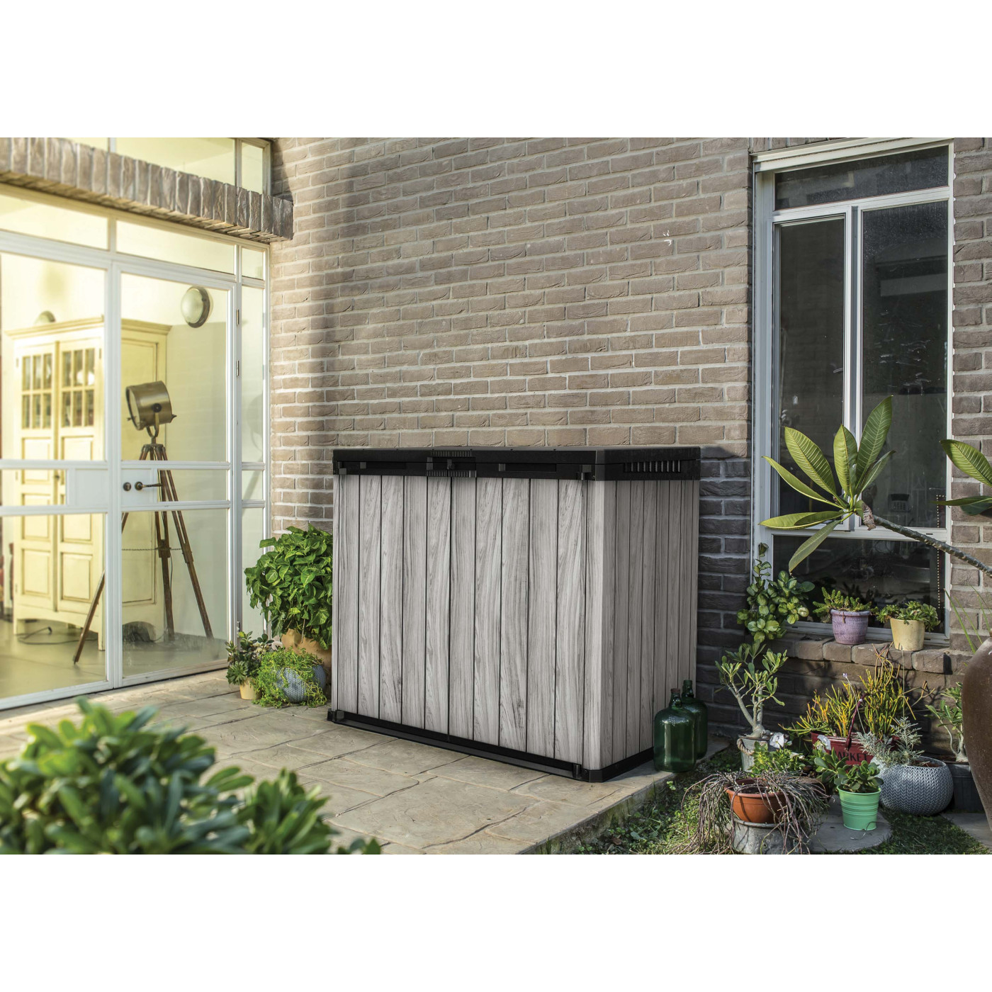 DECO SIO DARWIN 1100L SCHOWEK KOSZ 2x240L STORM GREY