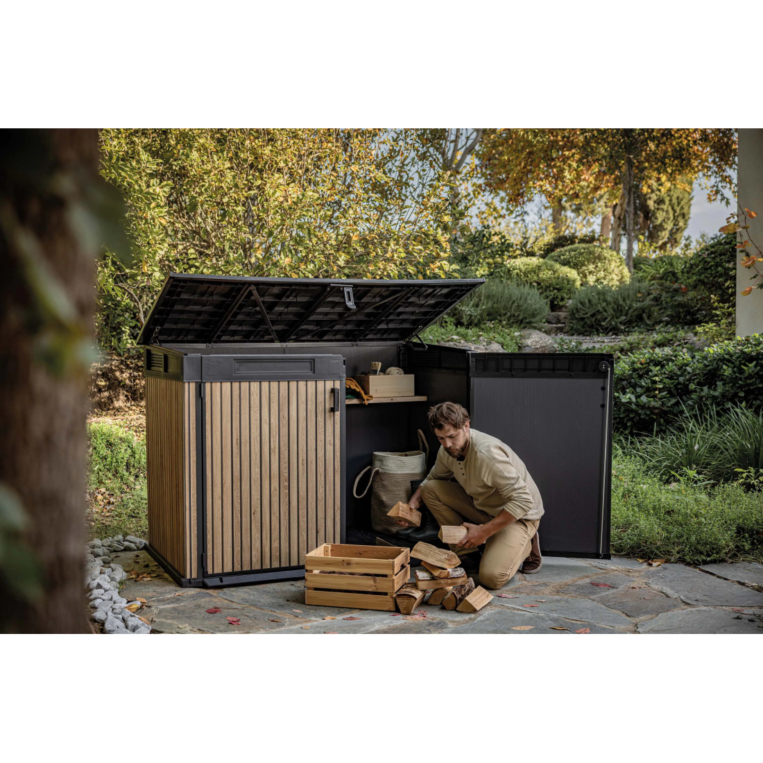 DECO HORIZONTAL 2020L SCHOWEK 2x240L VENETIAN BROWN