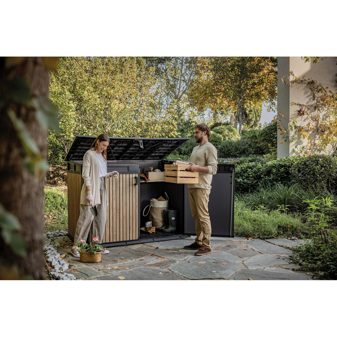 DECO HORIZONTAL 2020L SCHOWEK 2x240L VENETIAN BROWN