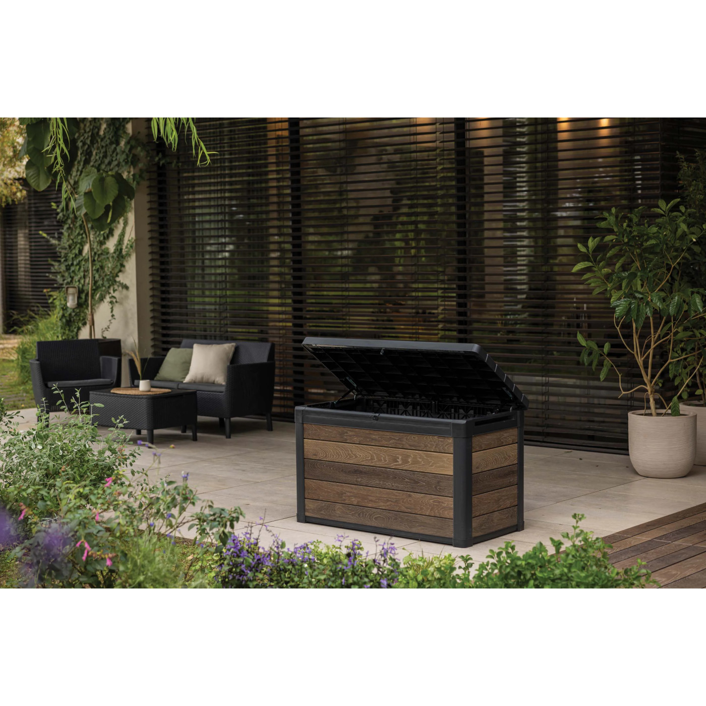 DECO DEC BOX 380L WALNUT BOX