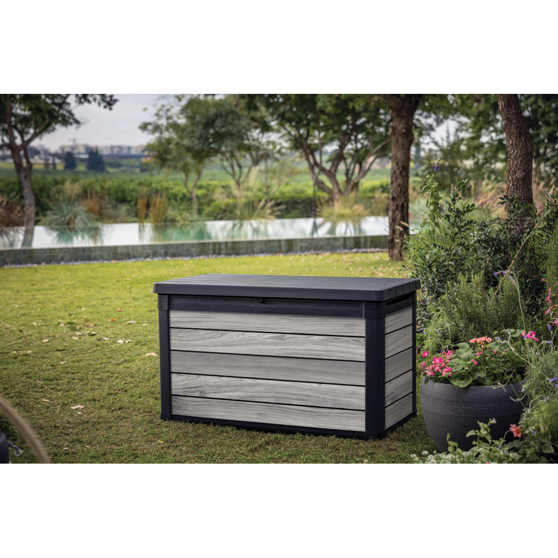 DECO DEC BOX 380L STORM GREY BOX