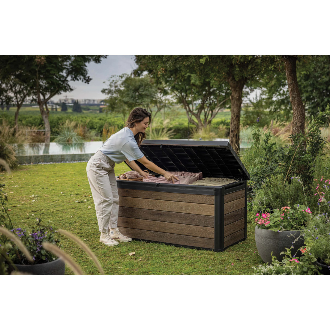 DECO DEC BOX 570L BROWN BOX