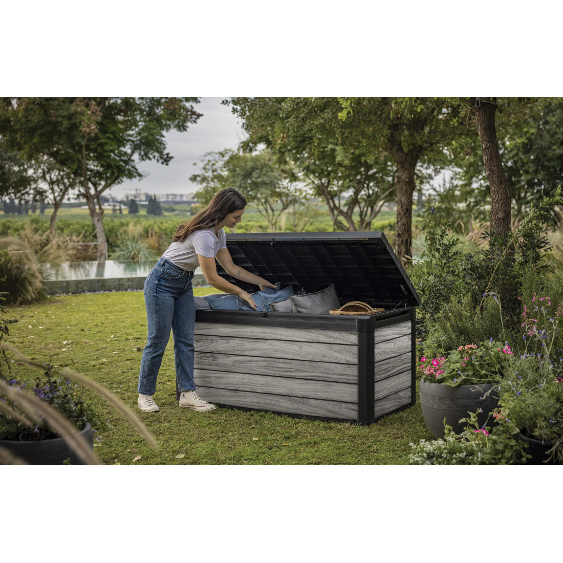 DECO DEC BOX 570L SKRZYNIA STORM GREY
