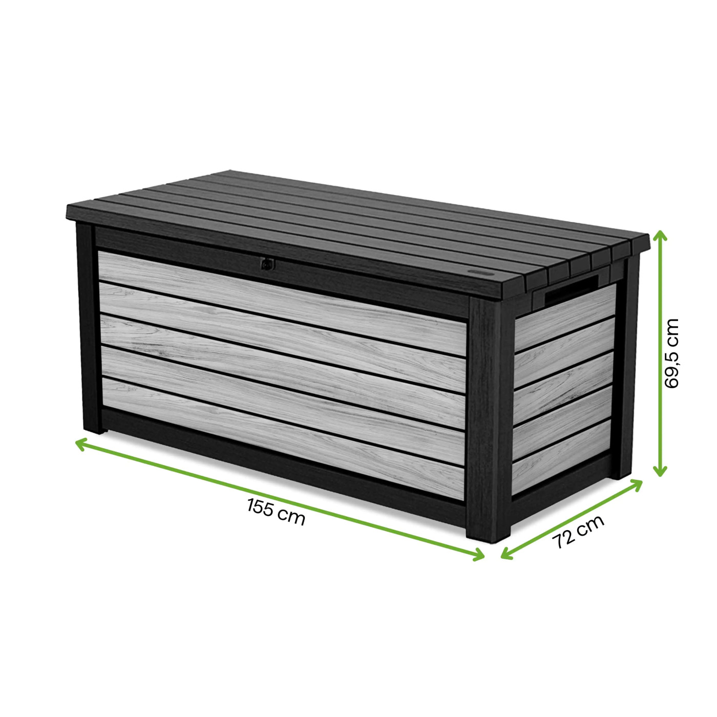 DECO DEC BOX 630L SKRZYNIA STORM GREY