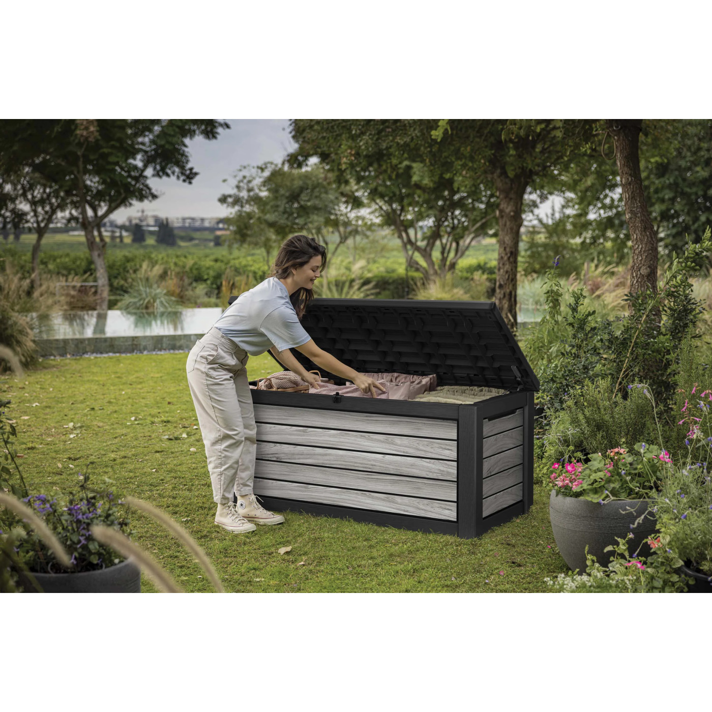 DECO DEC BOX 630L SKRZYNIA STORM GREY