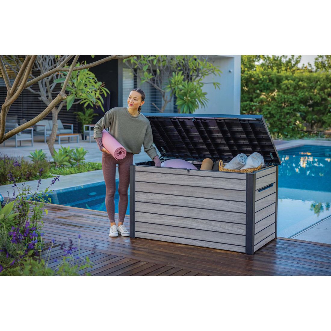 DECO DEC BOX 870L SKRZYNIA STORM GREY