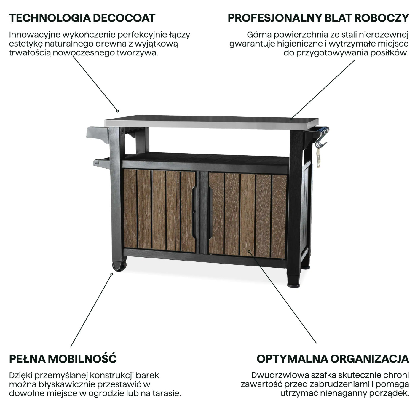 DECO UNITY XL 207L BAREK WALNUT