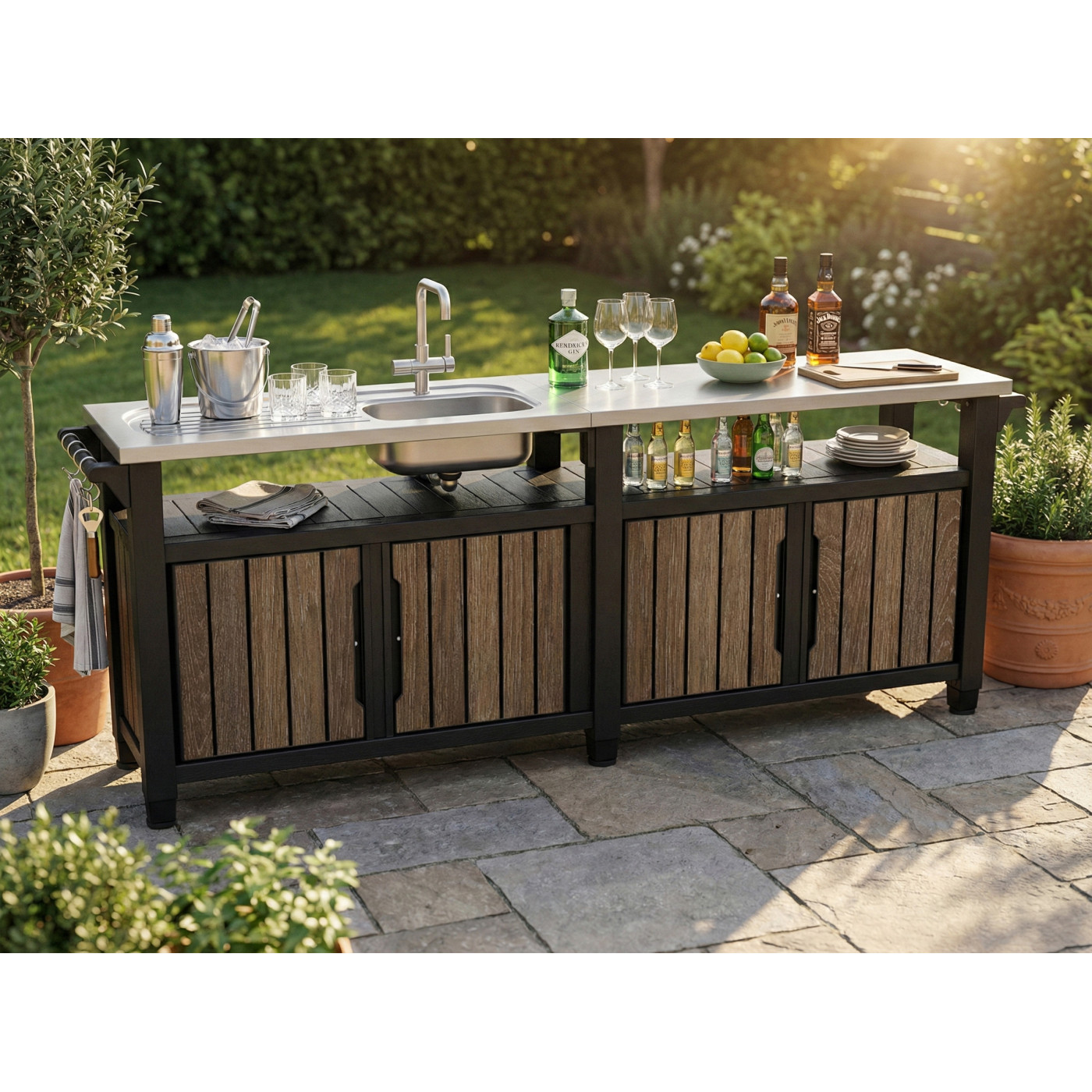 DECO UNITY CHEF 415L BAREK WALNUT