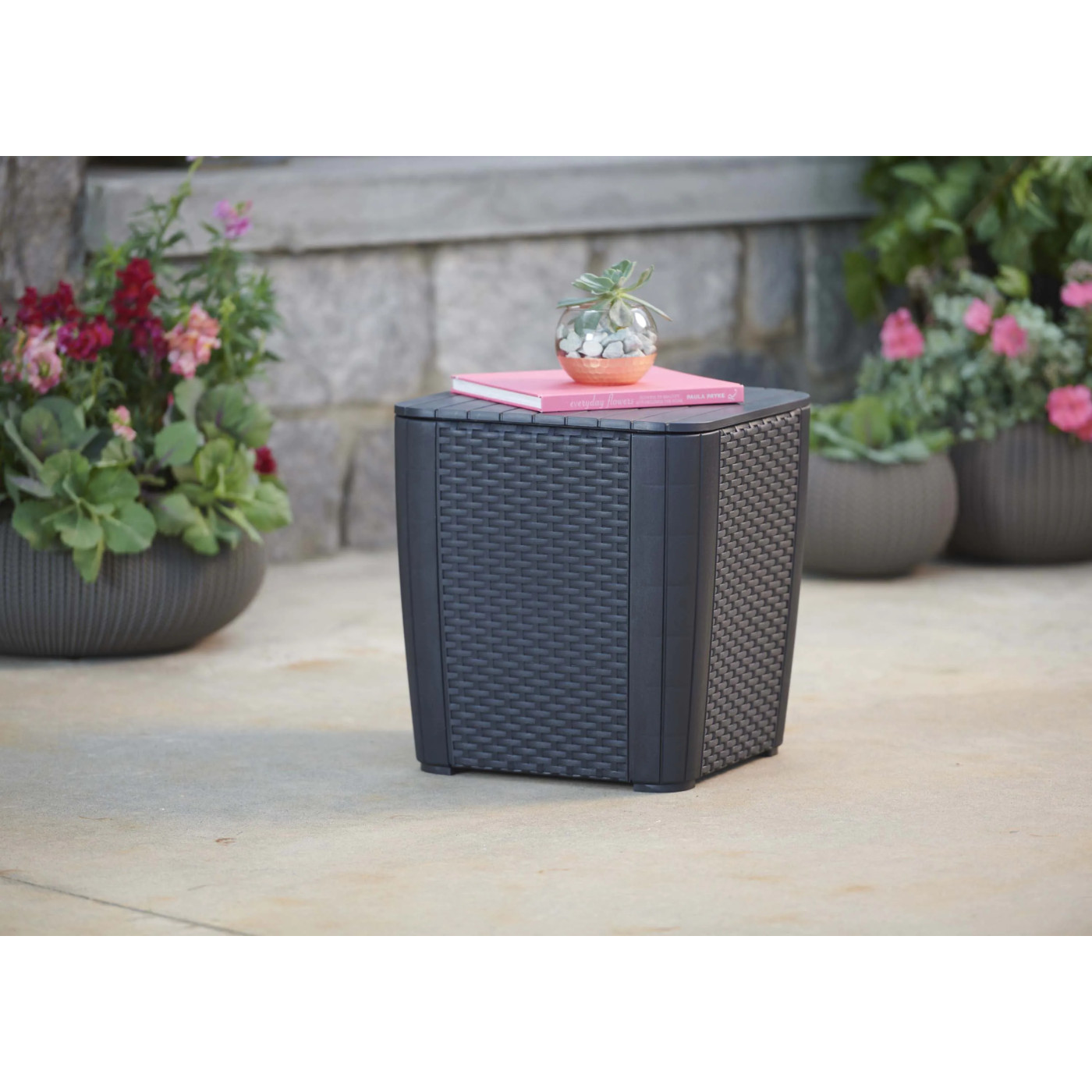 LUZON TABLE/STORAGE UNIT GRAPHITE