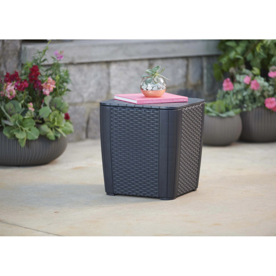 LUZON TABLE/STORAGE UNIT GRAPHITE