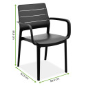 PORTO GRAPHITE CHAIR