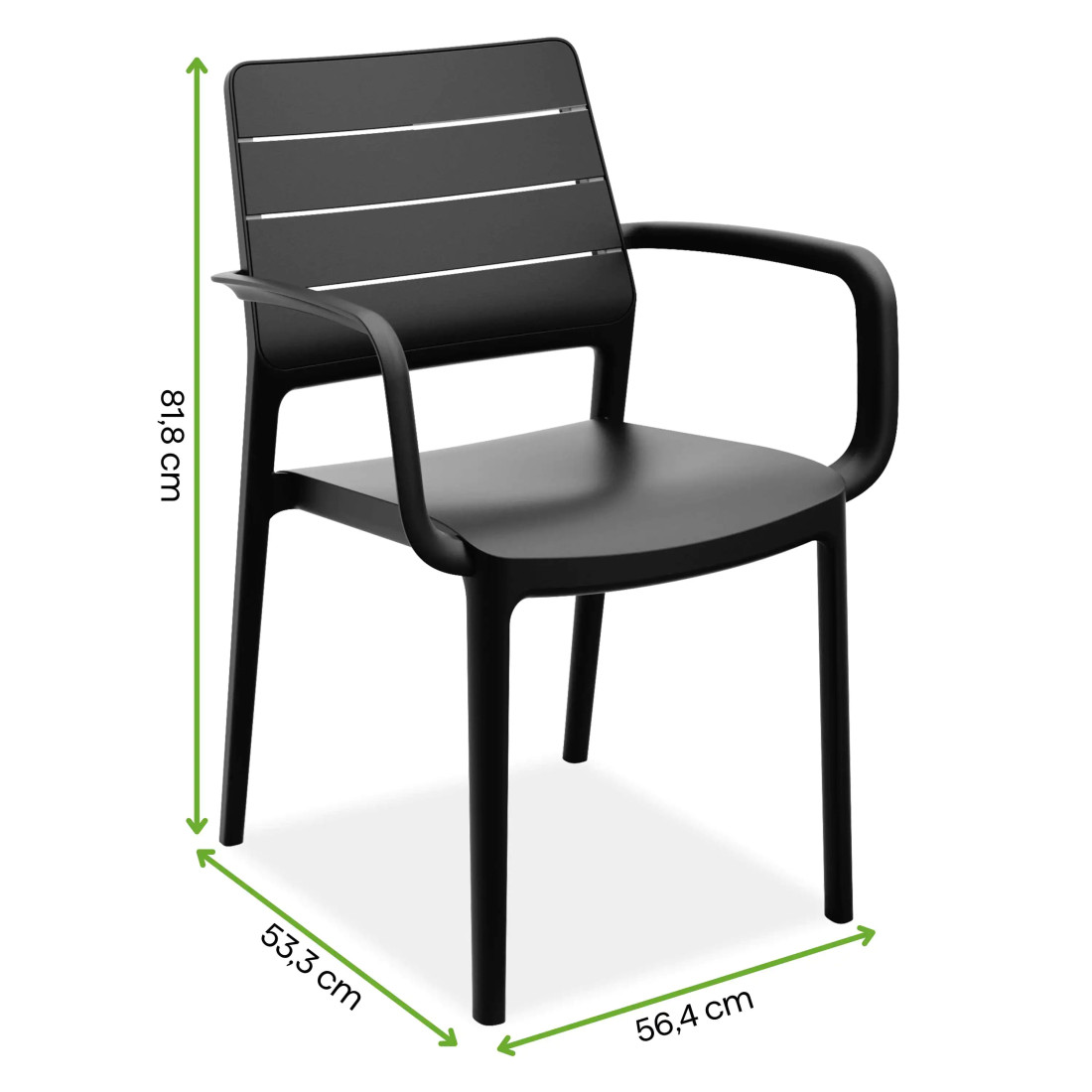 PORTO GRAPHITE CHAIR