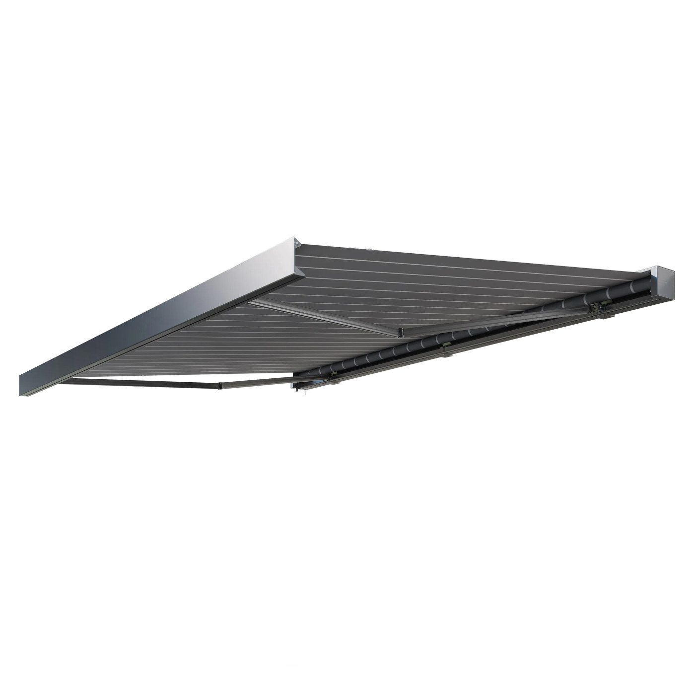PRIME AUTOMATIC+LED 400x300 TERRACE AWNING GREY/WHITE WITH SENSOR