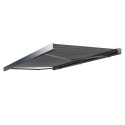 PRIME AUTOMATIC+LED 500x300 TERRACE AWNING GREY/WHITE WITH SENSOR