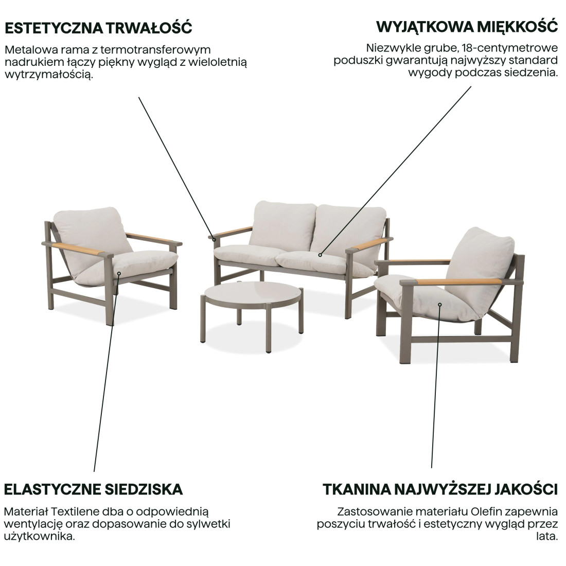 SOLDEN CAFFE GREY SET