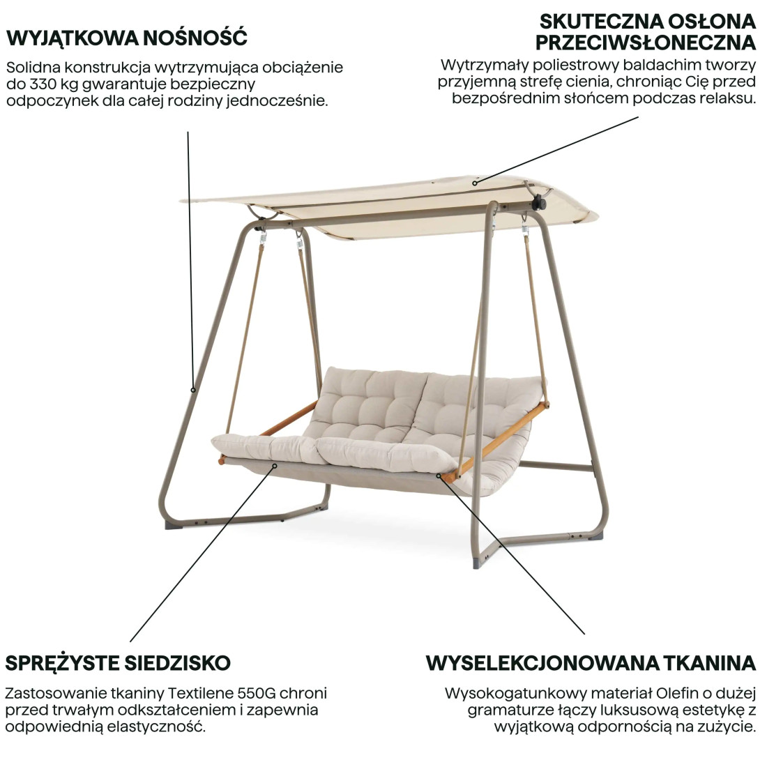 ORTA HUŚTAWKA BEIGE