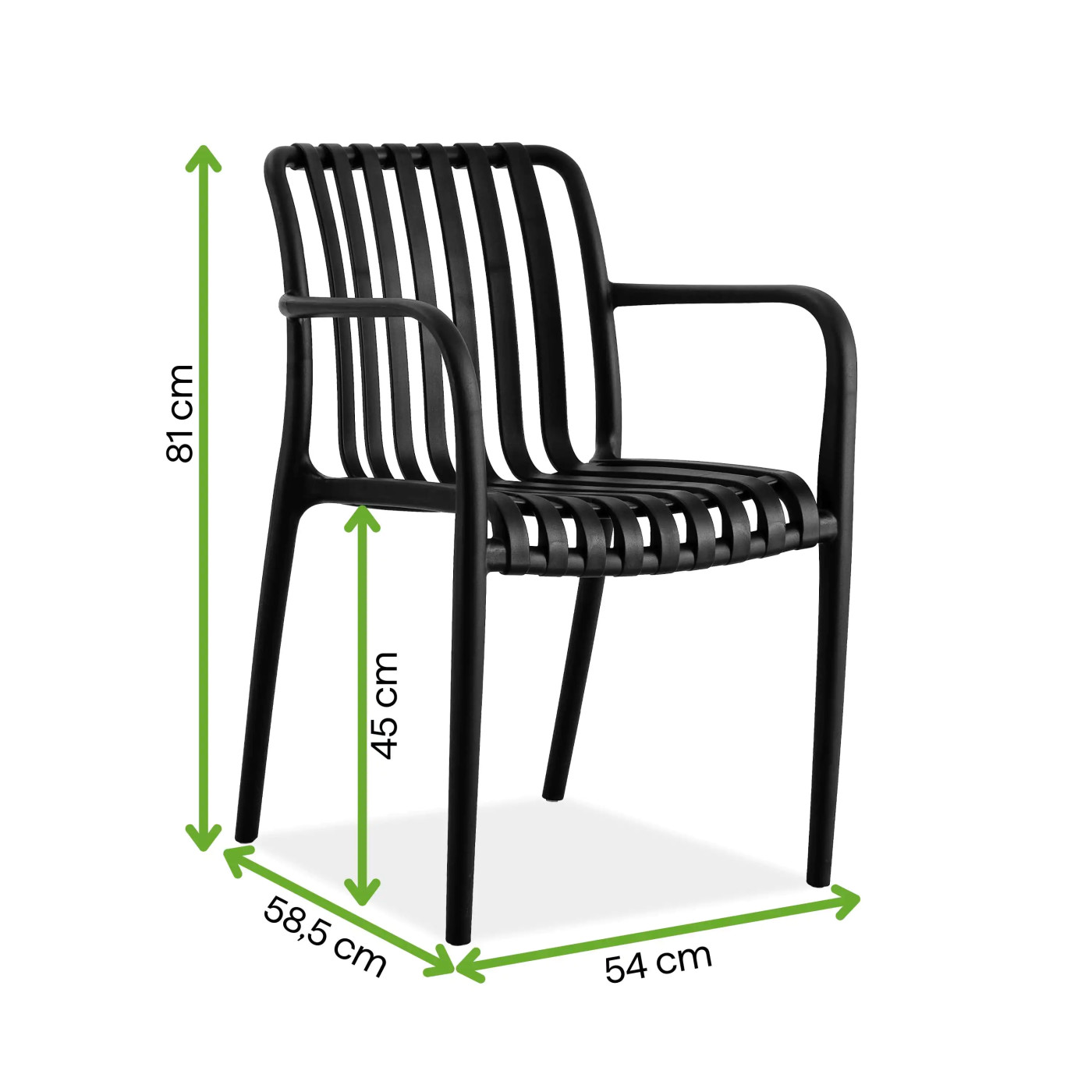 RONA BLACK CHAIR