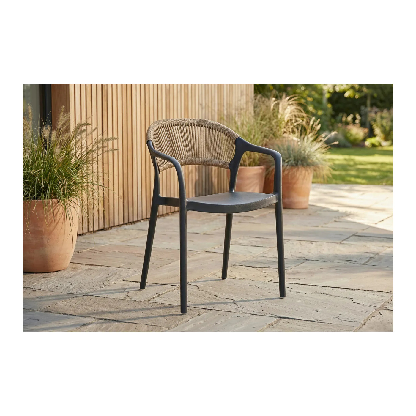 TESSA CHAIR BLACK/BEIGE