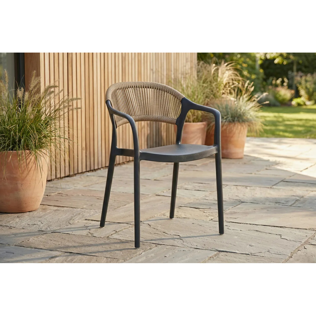 TESSA CHAIR BLACK/BEIGE
