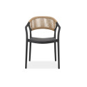 TESSA CHAIR BLACK/BEIGE