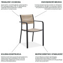MILO CHAIR BLACK/BEIGE