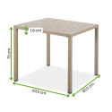 BRIS 80 TABLE BEIGE