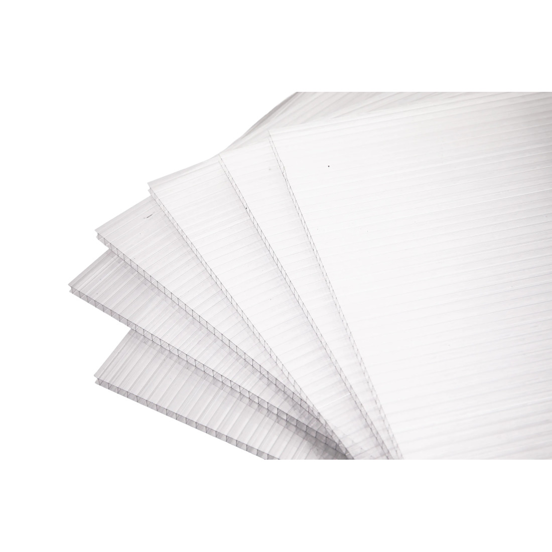 4MM POLYCARBONATE PANELS (SET OF 5) FOR GREENHOUSES 244x370/429