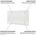 4MM POLYCARBONATE PANELS (SET OF 5) FOR GREENHOUSES 244x370/429