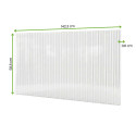 6MM POLYCARBONATE PANELS (SET OF 5) FOR GREENHOUSES 244x489