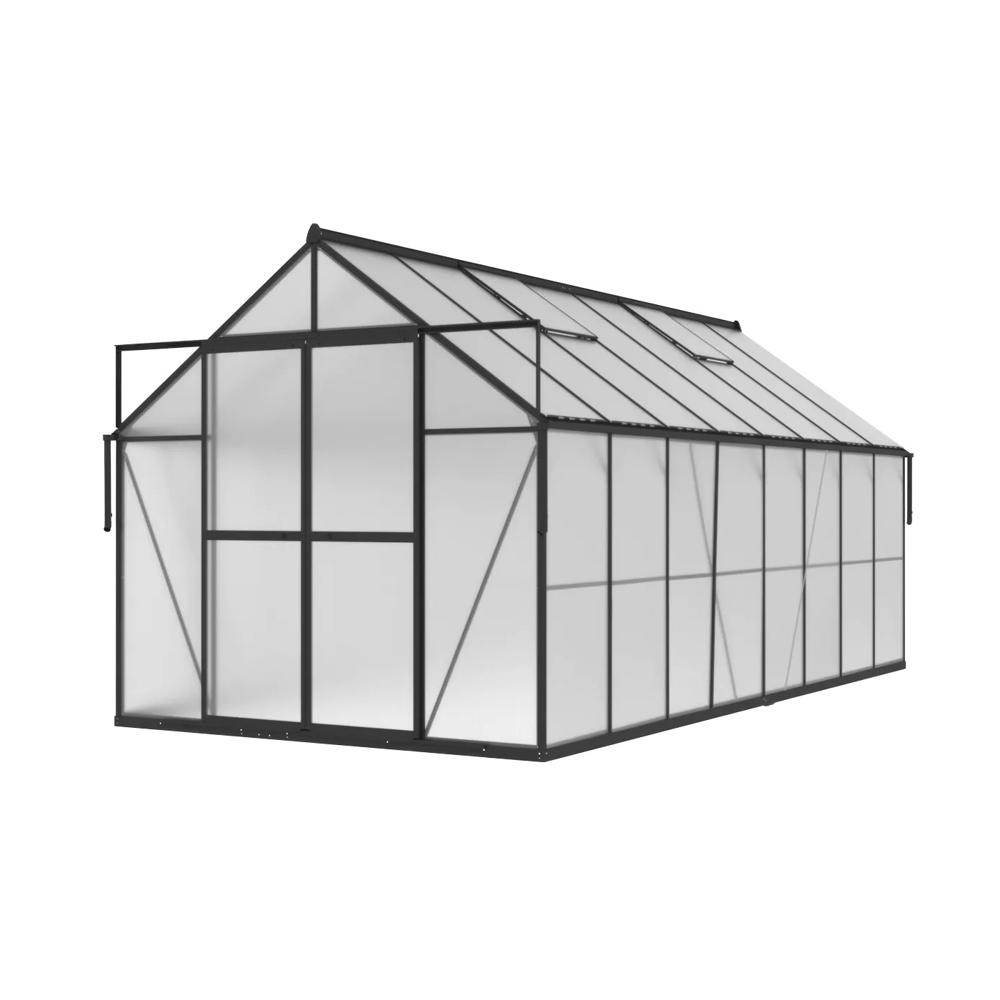 PANELE POLIWĘGLANOWE 6MM (ZESTAW 5SZT.) DO SZKLARNI 244x489