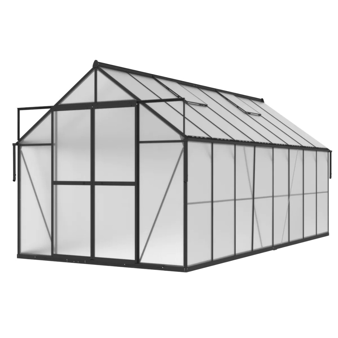 6MM POLYCARBONATE PANELS (SET OF 5) FOR GREENHOUSES 244x489