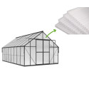 6MM POLYCARBONATE PANELS (SET OF 5) FOR GREENHOUSES 305x489