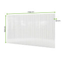 6MM POLYCARBONATE PANELS (SET OF 5) FOR GREENHOUSES 305x489