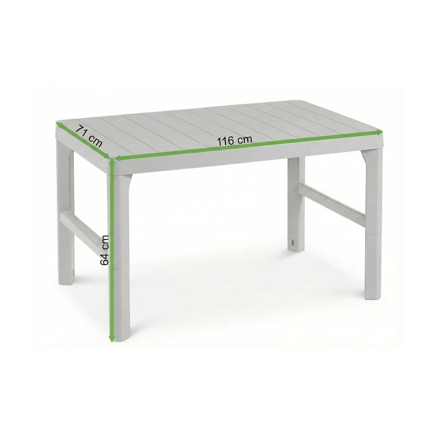 LYON TABLE REZOLITH STORM GREY