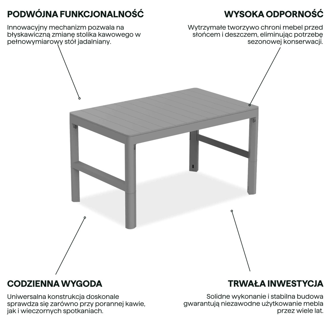 LYON TABLE REZOLITH STORM GREY