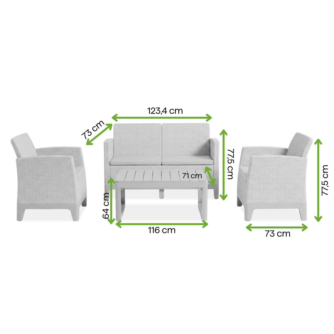 SCANDI MAX 2/LYON PEBBLE GREY-SOFT BEIGE/SF BEIGE