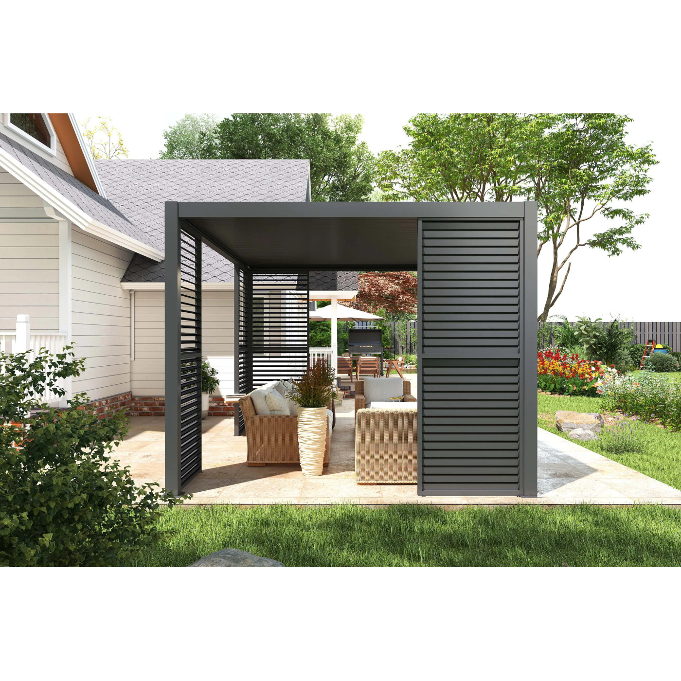 PRIMARY ADJUSTABLE BLIND PANEL 1.0M ANTHRACITE