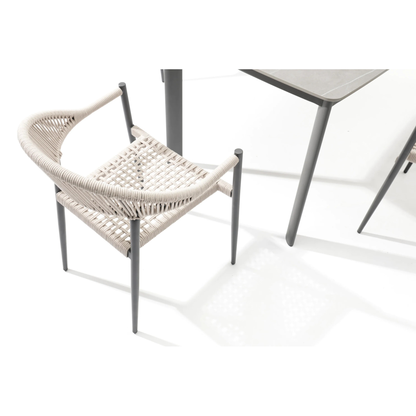 ARDEN ZESTAW 6+1 DARK GREY/NATURE